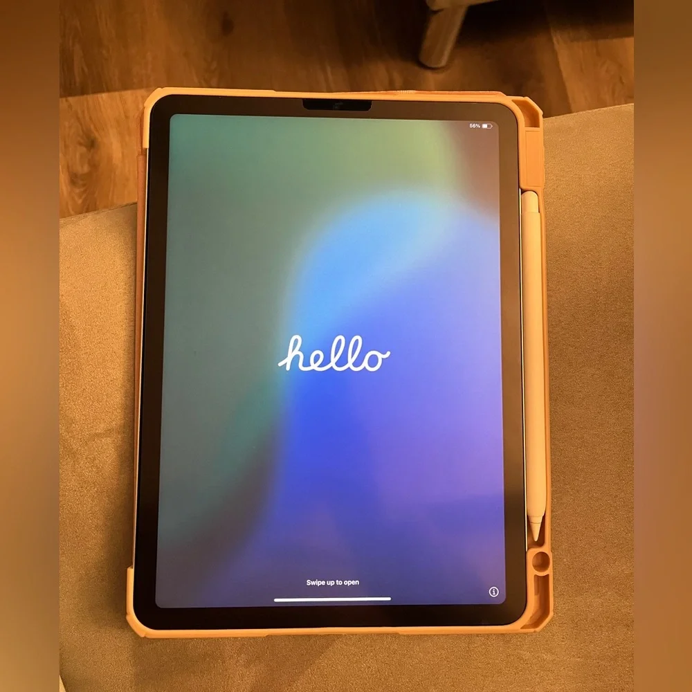 Rose gold iPad Air